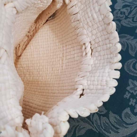 Vintage 1950s Skyland Crafts 100%Nylon  Woven Drawstring Boho Bag/Pouch - Picture 6 of 12